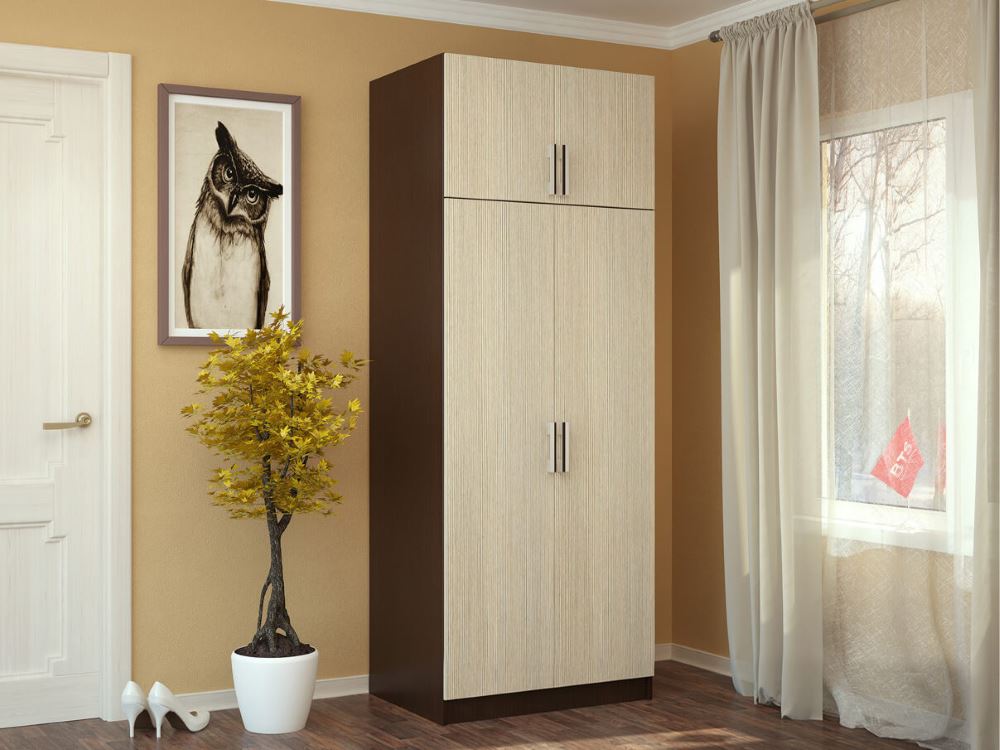 Фото Шкаф с перегородкой (80) двухдверный от производителя БТС  в Краснодаре по цене 10&nbsp;220 ₽