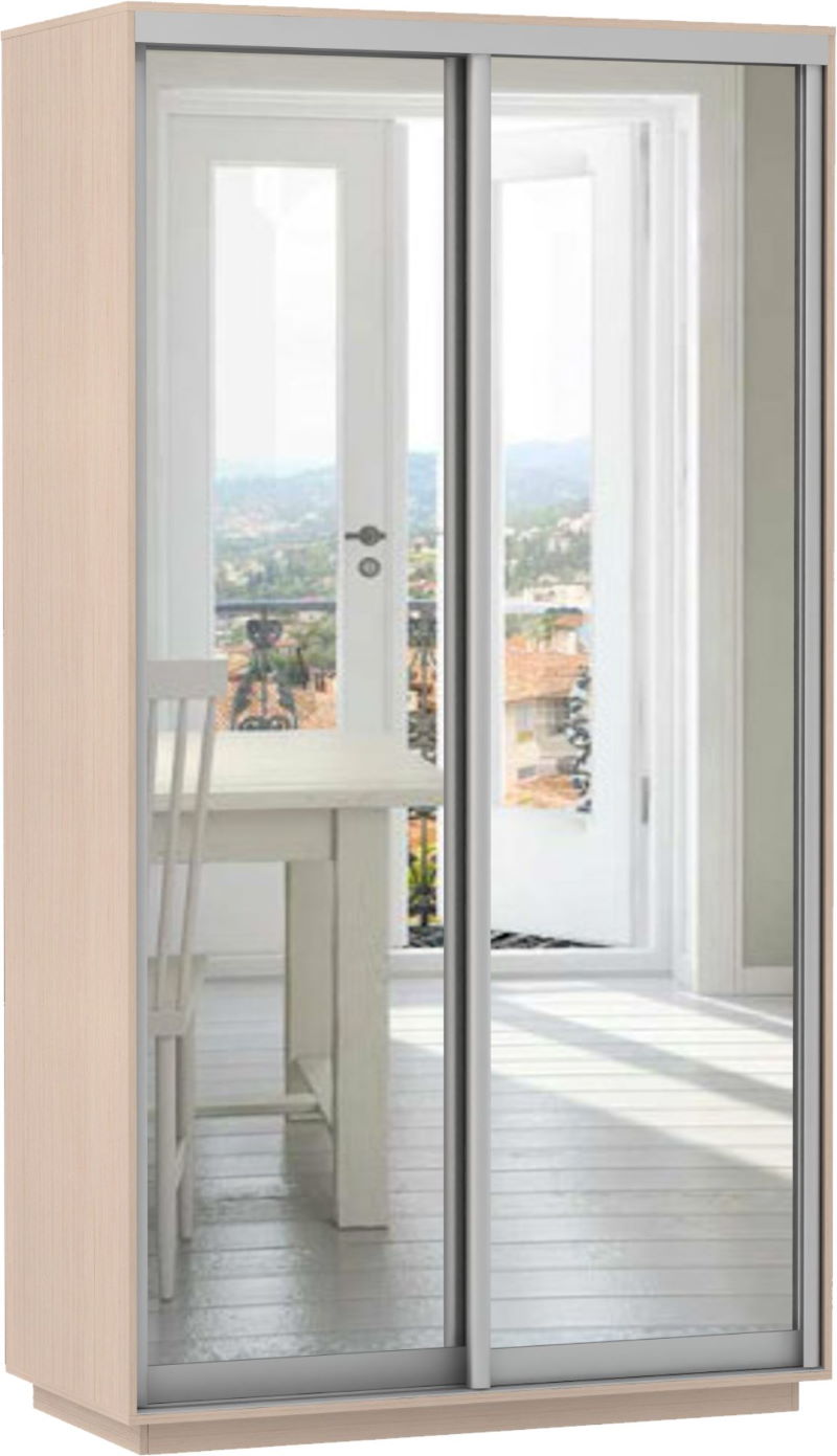 Фото Шкаф-купе Экспресс Дуо Экспенс (1,6х0,6х2,4 - 2 двери) от производителя Мебельная компания Е1 в Краснодаре по цене 37 000 ₽