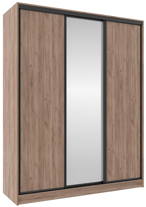 Фото Шкаф-купе 2000 Домашний (3 двери) от производителя Глазов в Краснодаре по цене 40&nbsp;330 ₽