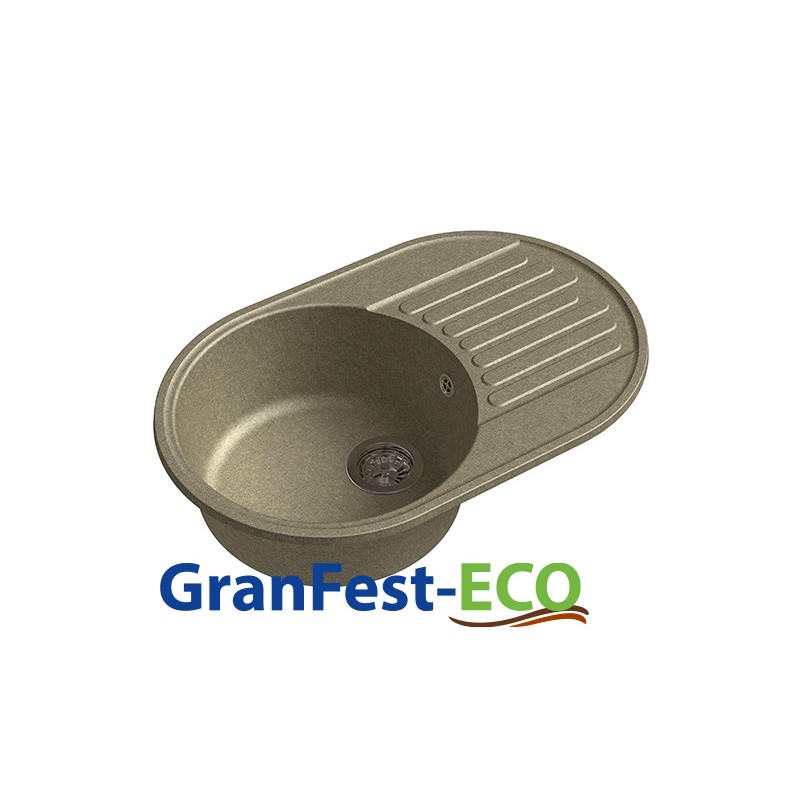 Фото Мойка Granfest eco-18 (ГР 740х480хh200) (шир.ящ.min 720) без сифона от производителя Granfest в Краснодаре по цене 4 050 ₽