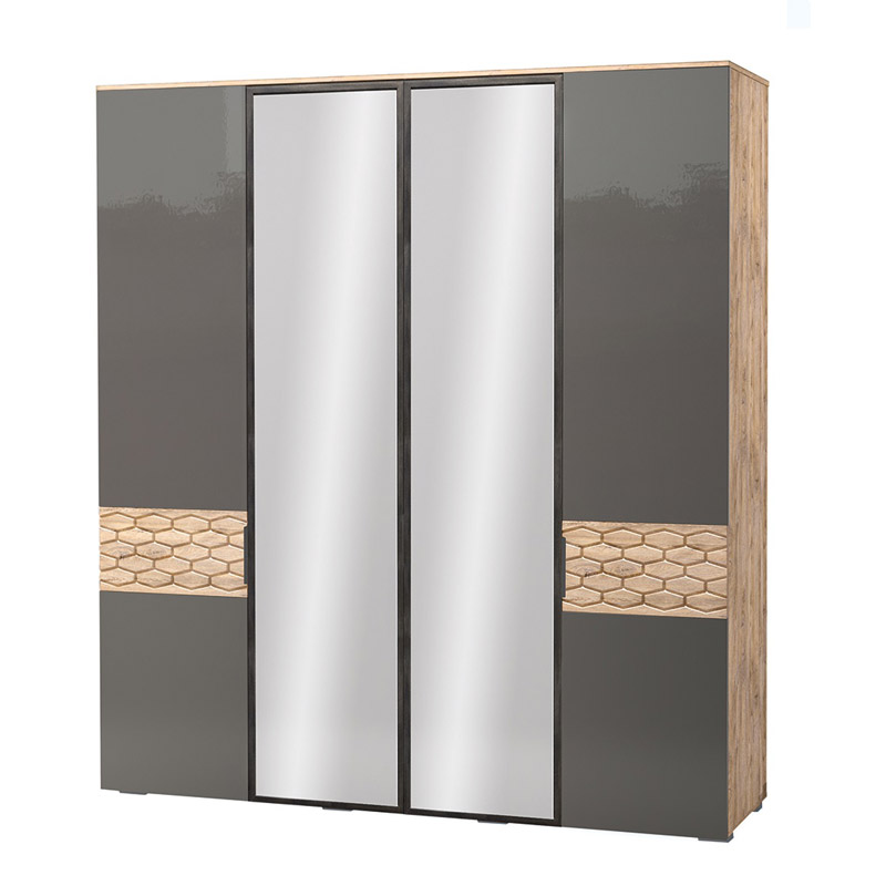 Фото Шкаф Дели 79 (199) четырехдверный от производителя Яна в Краснодаре по цене 82 830 ₽