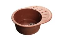 Мойка Granfest GF-R580L (ГР 580х450хh200) (шир.ящ.min 450) (Цвет мойки розовый) в Краснодаре от производителя в интернет магазине Планета Комфорта Мойка Granfest GF-R580L (ГР 580х450хh200) (шир.ящ.min 450) (Цвет мойки розовый) в Краснодаре от производителя
