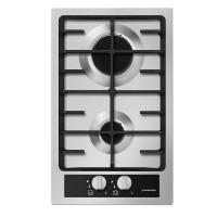 Варочная поверхность газовая 2-х комф. MGHS 32 71 (320х520) (Материал Металл/Стекло , Цвет Маталлик/Черный) в Краснодаре от производителя 