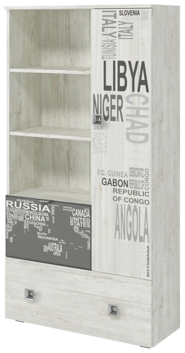 Фото Шкаф книжный Поло от производителя Регина в Краснодаре по цене 9&nbsp;430 ₽