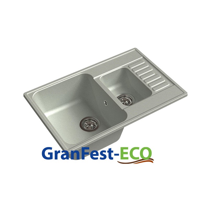 Фото Мойка Granfest eco-21К (ГР 740х480хh200) (шир.ящ.min 720) без сифона от производителя Granfest в Краснодаре по цене 4 100 ₽