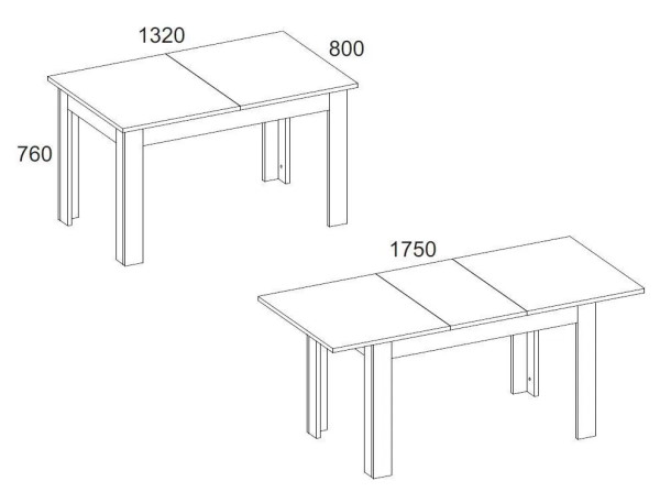 Фото Стол раздвижной Брасс (Brass) от производителя Анрэкс в Краснодаре по цене 16 170 ₽