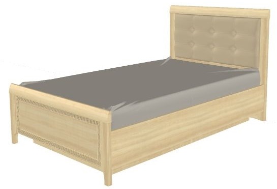 Фото Кровать односпальная Карина КР-1031 (СМ 120х200) с подъемным механизмом от производителя Лером в Краснодаре по цене 40 130 ₽