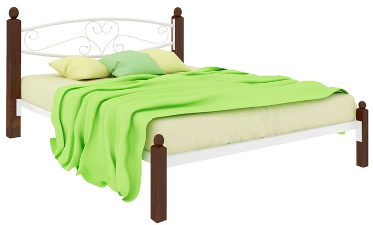 Фото Кровать двуспальная Каролина Lux (СМ 180х190) трубка металл от производителя Милсон в Краснодаре по цене 19 950 ₽