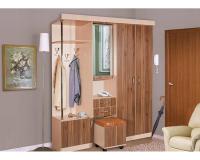 Прихожая Елена 3 (Цвет корпуса:ясень шимо светлый, цвет фасада:ясень шимо темный (Мебель Маркет) ) в Краснодаре от производителя 
