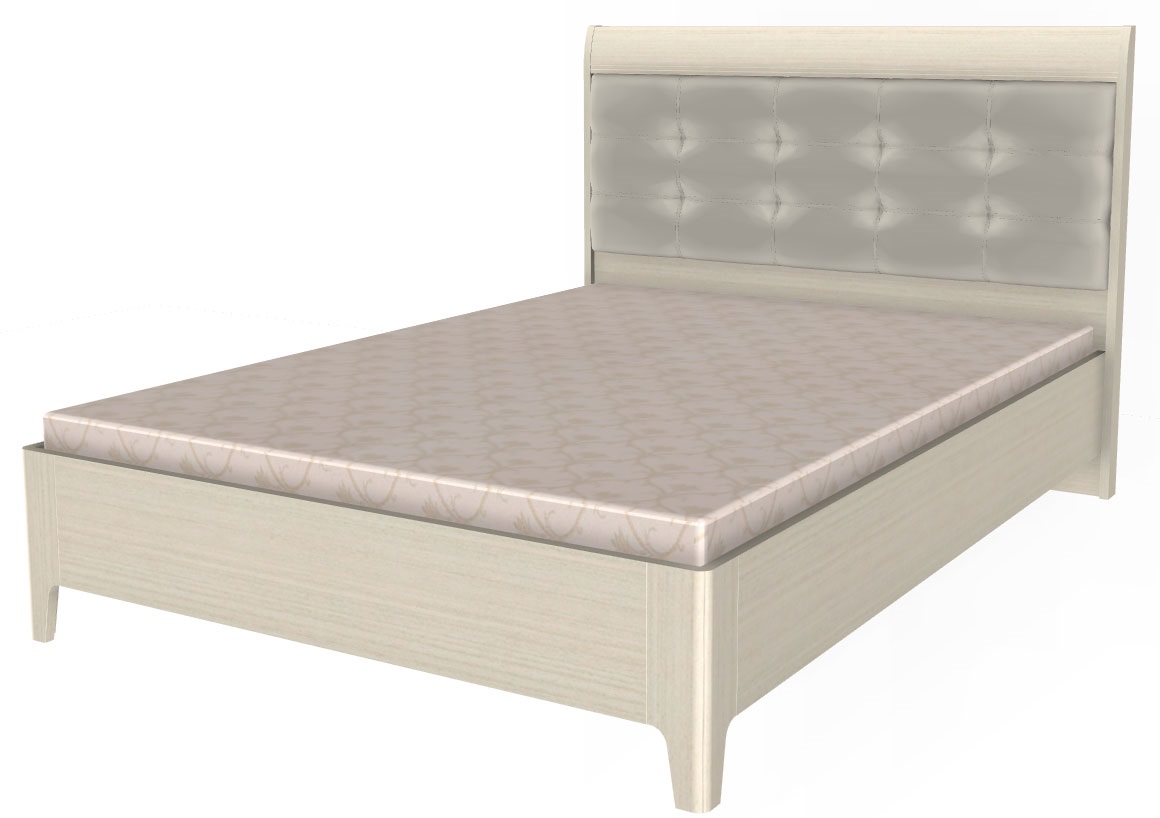 Фото Кровать двуспальная Камелия КР-2072 (СМ 140х200) с ламельным основанием от производителя Лером в Краснодаре по цене 33&nbsp;770 ₽