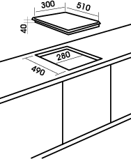 Фото Варочная поверхность газовая 2-х комф. PG-305 (300х510) от производителя MBS в Краснодаре по цене 9 720 ₽