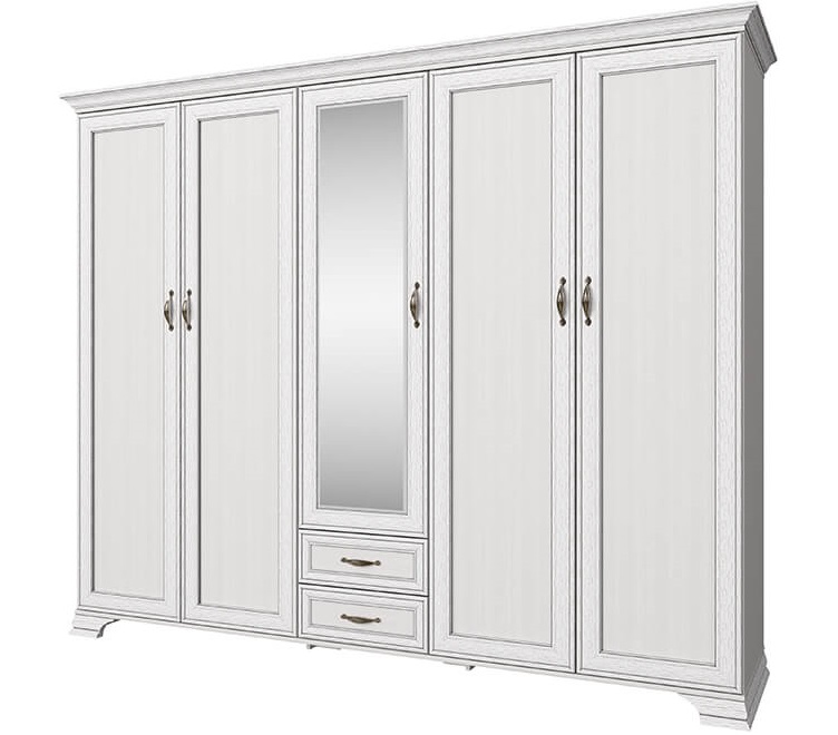 Фото Шкаф 5DG2SZ Тиффани (Tiffany) (259) пятидверный от производителя Анрэкс в Краснодаре по цене 108 200 ₽