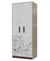 Фото  шкаф для одежды арабика (80) двухдверный производитель Гранд Кволити