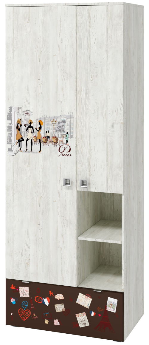 Фото Шкаф Поло (80) двухдверный от производителя Регина в Краснодаре по цене 12&nbsp;960 ₽