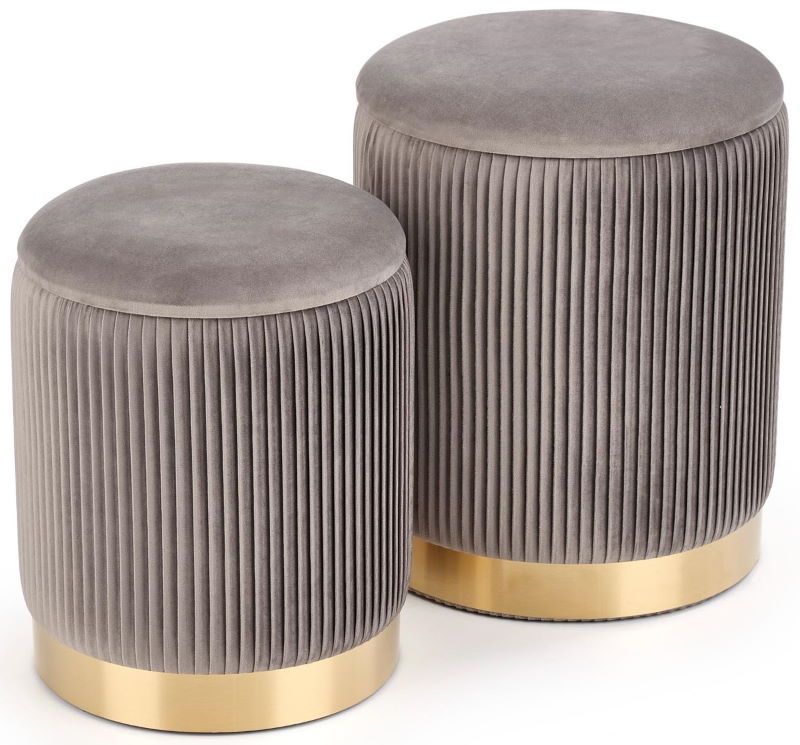 Фото Комплект Halmar Monty (2 пуфа) от производителя Halmar  в Краснодаре по цене 11&nbsp;440 ₽