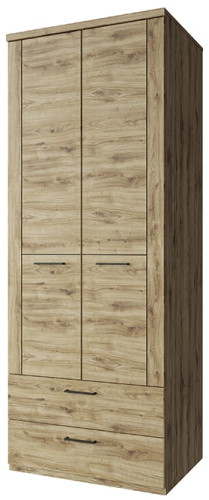 Фото Шкаф 2DG2S Дорсет (Doorset) (80) двухдверный от производителя Анрэкс в Краснодаре по цене 25 870 ₽