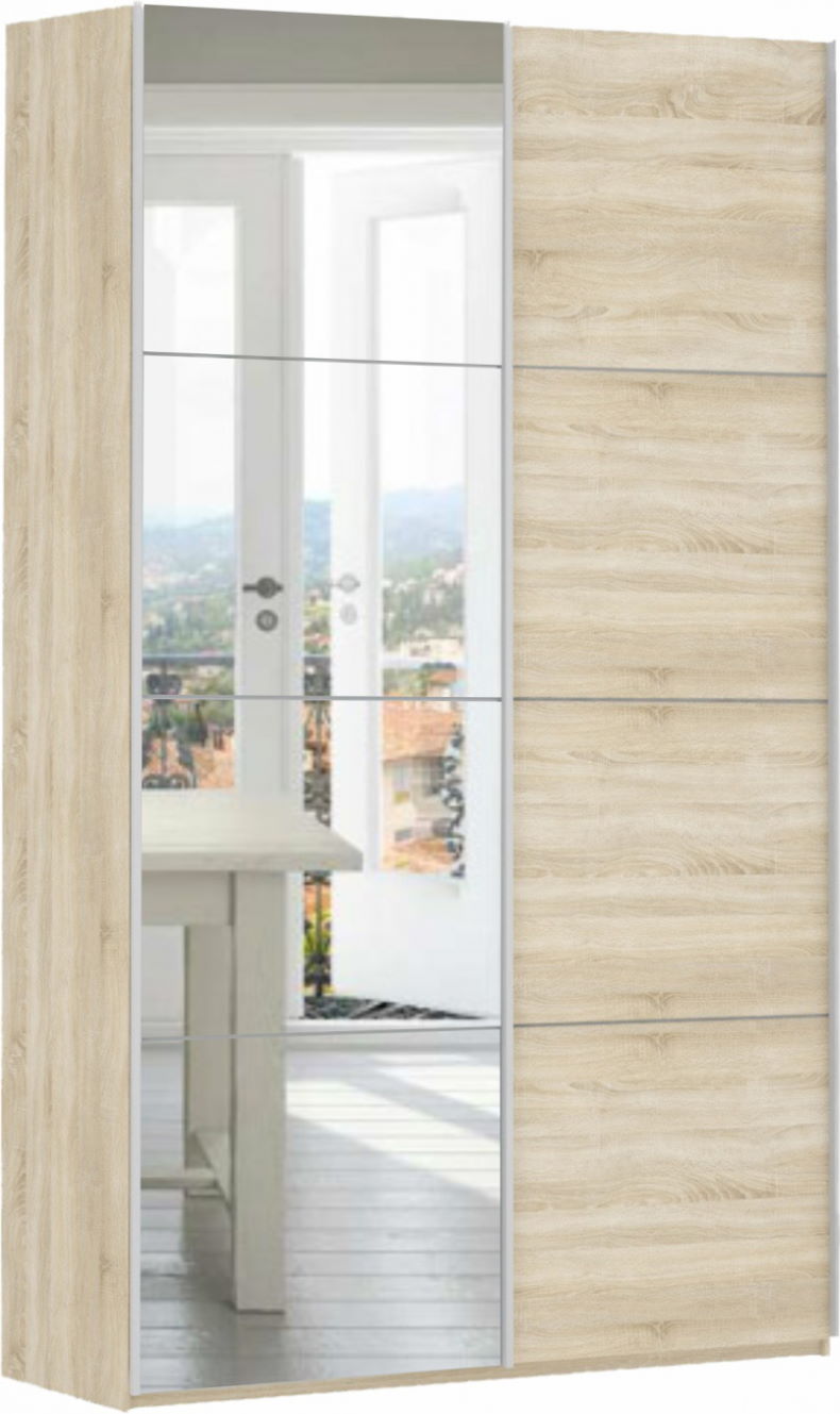 Фото Шкаф-купе Прайм (1,6 - 2 двери) от производителя Мебельная компания Е1 в Краснодаре по цене 38 040 ₽