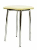 Табурет Т5 ( Обивка стула:кожзам , хром, в ассортименте, квадратное (Европа-Д) ) в Краснодаре от производителя 