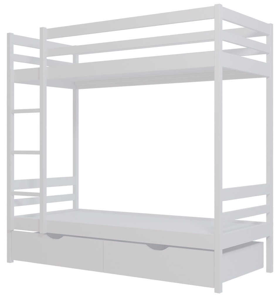 Фото Кровать двухъярусная №1 (СМ 80х190) с основанием от производителя Фант-мебель в Краснодаре по цене 28&nbsp;620 ₽