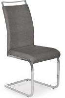 Стул Halmar K348 ( Обивка стула:ткань, хром, серый (Halmar ) ) в Краснодаре от производителя 