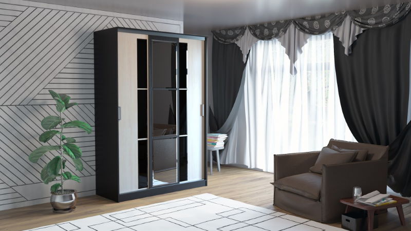 Фото Шкаф-купе ПШ-3.2 (3 двери) от производителя Росток в Краснодаре по цене 32 390 ₽