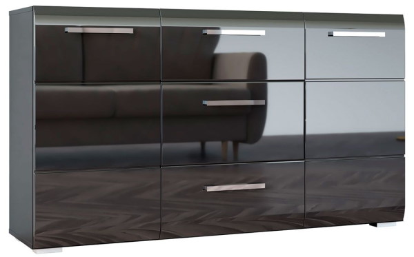 Фото Комод Домино (3 ящ + 2 дв) от производителя Браво-мебель в Краснодаре по цене 26 200 ₽