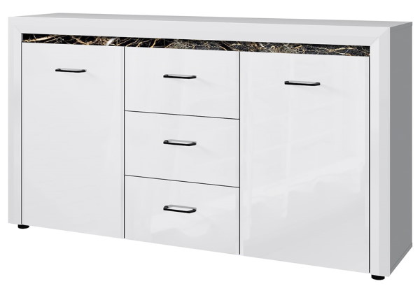 Фото Тумба 2D3S ВайтБлек (WhitBlack) от производителя Анрэкс в Краснодаре по цене 28 410 ₽