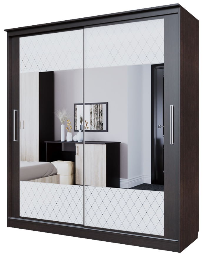 Фото Шкаф-купе №19 Классик белый (1,5 - 2 двери) от производителя SV-мебель в Краснодаре по цене 34 190 ₽