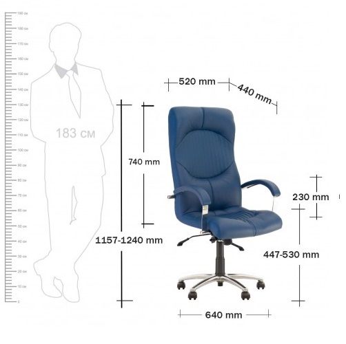 Фото Кресло для руководителя Гермес (Germes) аnifix (алюминий) от производителя Новый стиль в Краснодаре по цене 20&nbsp;100 ₽