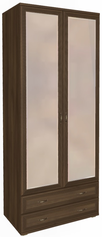 Фото Шкаф Карина ШК-1007 (90) двухдверный от производителя Лером в Краснодаре по цене 36&nbsp;540 ₽