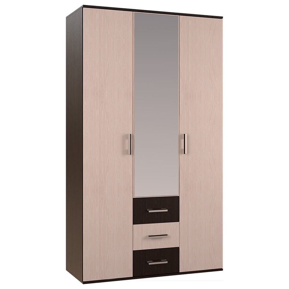 Фото Шкаф Белла (120) трехдверный  от производителя БТС  в Краснодаре по цене 13 310 ₽