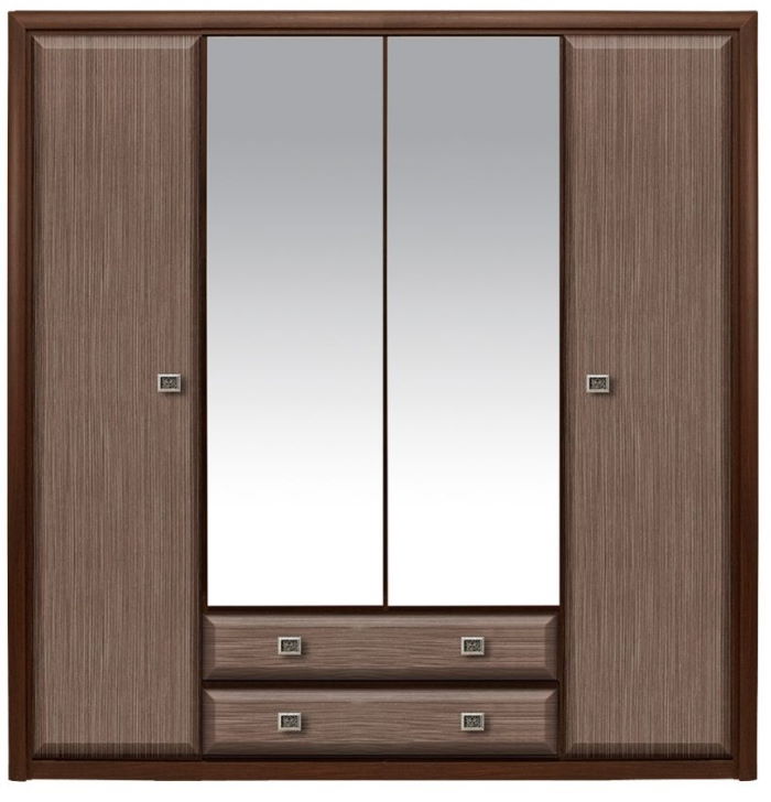 Фото Шкаф Коен SZF4D2S (214) четырехдверный от производителя Black Red White (БРВ) в Краснодаре по цене 60&nbsp;370 ₽