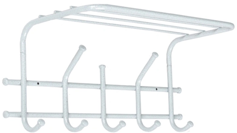 Фото Вешалка с полкой Эра 5 от производителя Завод металлических изделий в Краснодаре по цене 570 ₽