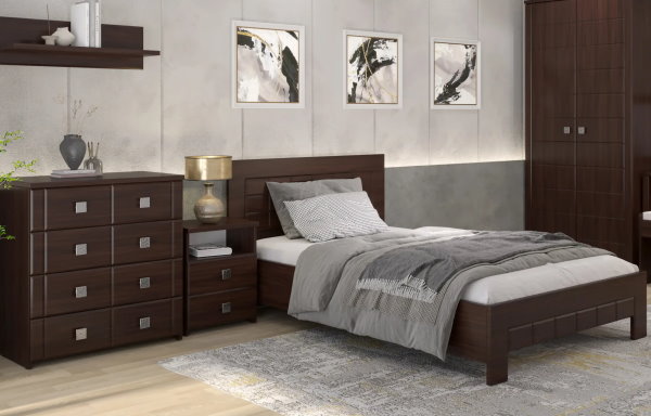 Фото Кровать двуспальная Изабель ИЗ-712К (СМ 160х200) без основания от производителя Компасс в Краснодаре по цене 20&nbsp;320 ₽