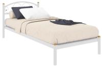 Кровать односпальная Вероника (СМ 120х190) трубка металл в интернет магазине Планета Комфорта Фото metallicheskie-krovati кровать односпальная вероника (см 120х190) трубка металл производитель Милсон