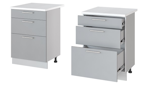 Фото Кухня Бронкс стол-рабочий Н-63 от производителя Леко в Краснодаре по цене 7&nbsp;980 ₽