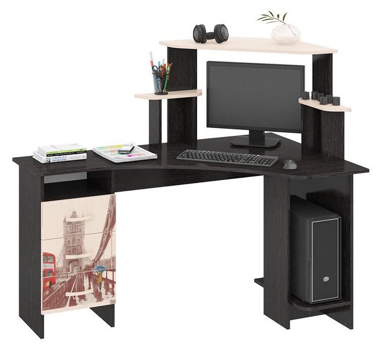 Фото Стол компьютерный Бумеранг-3Н(М) (П) от производителя ТриЯ в Краснодаре по цене 15 410 ₽