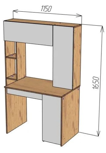 Фото Стол компьютерный СК-64  от производителя Пирамида в Краснодаре по цене 8 860 ₽