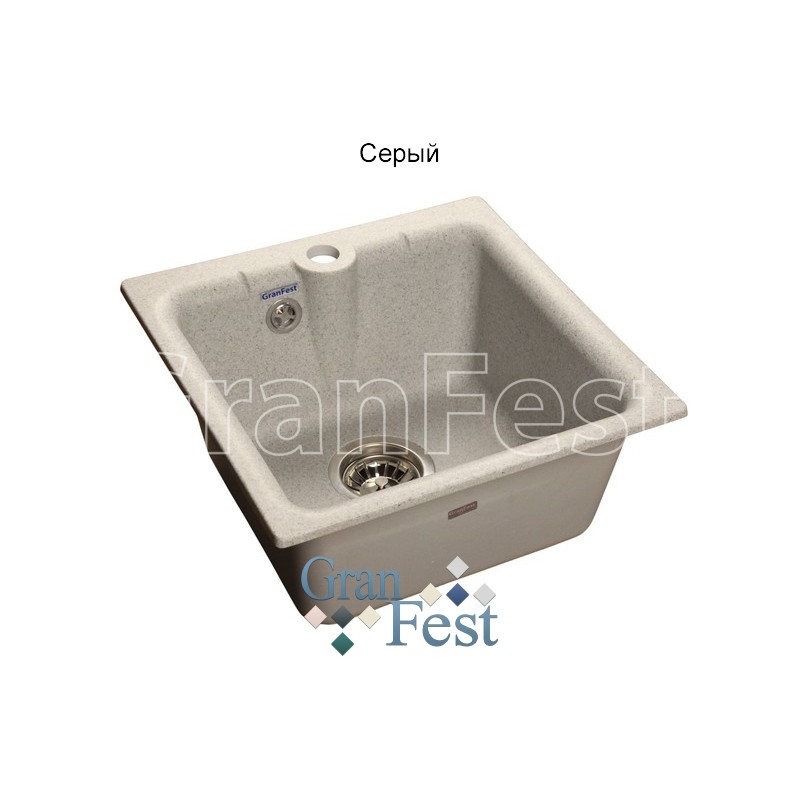 Фото Мойка Granfest GF-P420 (ГР 420х420хh200) (шир.ящ.min 400) от производителя Granfest в Краснодаре по цене 3 680 ₽