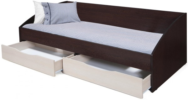 Фото Кровать односпальная Фея-3 (симметричная) (СМ 90х200) с основанием от производителя Олмеко в Краснодаре по цене 14&nbsp;030 ₽