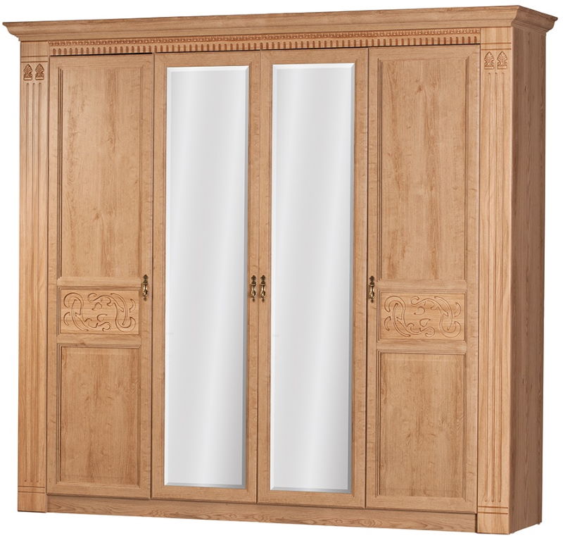 Фото Шкаф Лючия 203 (246) четырехдверный от производителя Яна в Краснодаре по цене 82&nbsp;310 ₽