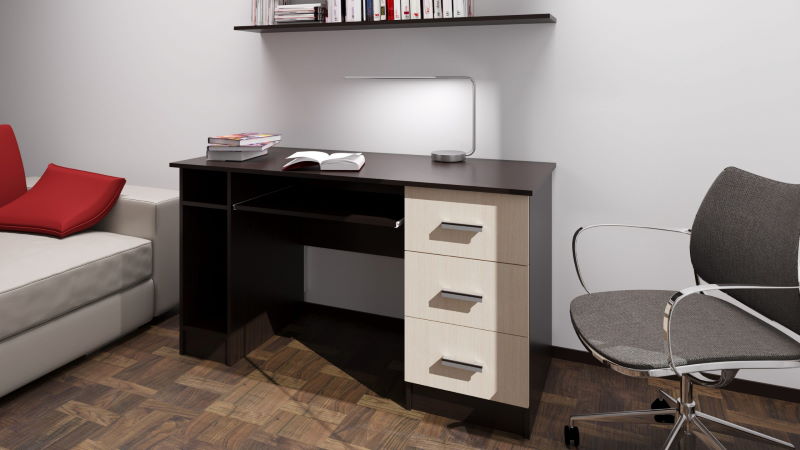 Фото Стол компьютерный ПКС-4 (1,4) от производителя ПАМИР в Краснодаре по цене 6&nbsp;940 ₽