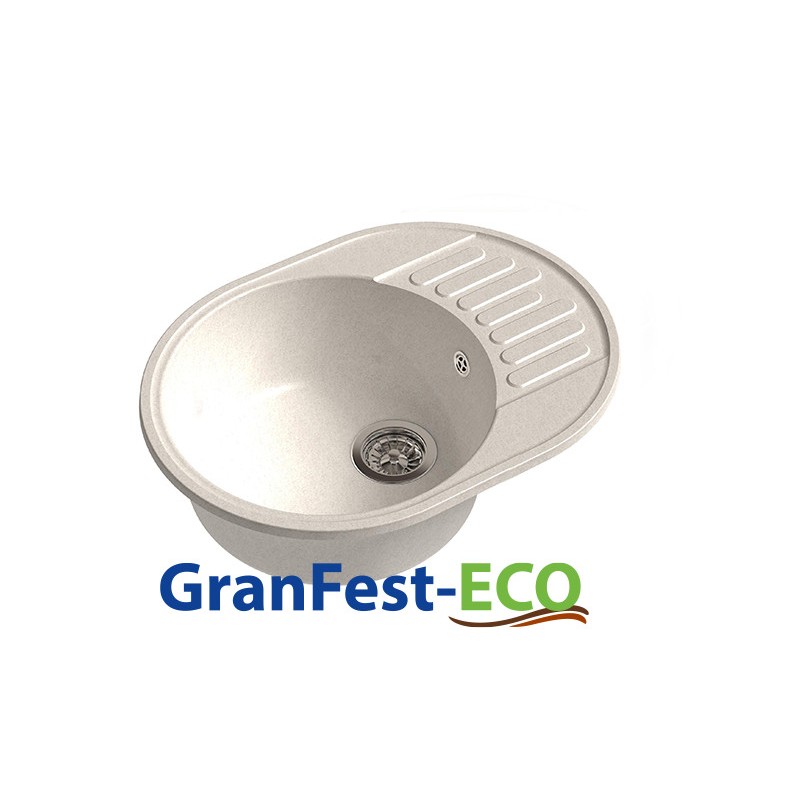 Фото Мойка Granfest eco-58 (ГР 620х480хh200) (шир.ящ.min 600) без сифона от производителя Granfest в Краснодаре по цене 3 020 ₽