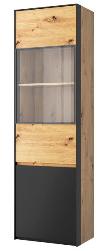Фото Шкаф с витриной 1V1D Боско (Bosco) от производителя Анрэкс в Краснодаре по цене 27 190 ₽