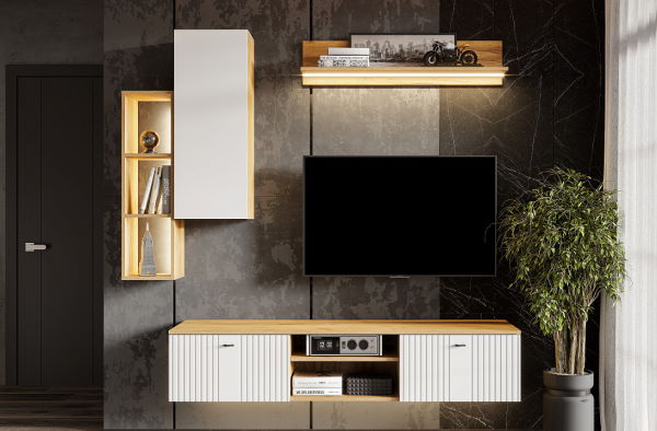 Фото Шкаф навесной Милан от производителя SV-мебель в Краснодаре по цене 5 020 ₽