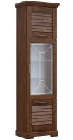 Шкаф высокий со стеклом Кантри  в интернет магазине Планета Комфорта Фото spalnya-modulnaya-kantri шкаф высокий со стеклом кантри  производитель СБК