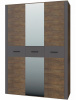 Фото Шкаф Куба ШР-3 (152) с зеркалом трехдверный от производителя Браво-мебель в Краснодаре по цене 34&nbsp;620 ₽