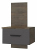 Фото Тумба прикроватная навесная Куба от производителя Браво-мебель в Краснодаре по цене 5&nbsp;780 ₽