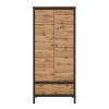 Фото Шкаф Loft SZF2D1S (62) двухдверный от производителя Black Red White (БРВ) в Краснодаре по цене 26&nbsp;620 ₽