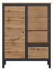 Фото Шкаф Loft REG1D1S/90 от производителя Black Red White (БРВ) в Краснодаре по цене 16&nbsp;360 ₽